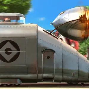 Alternative view of Gru’s Minion Car