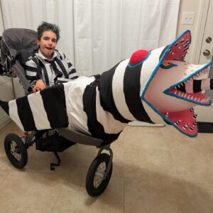 Beetlejuice Riding a Sandworm