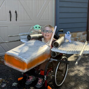 Luke Skywalker in his X-Wing Starfighter26
